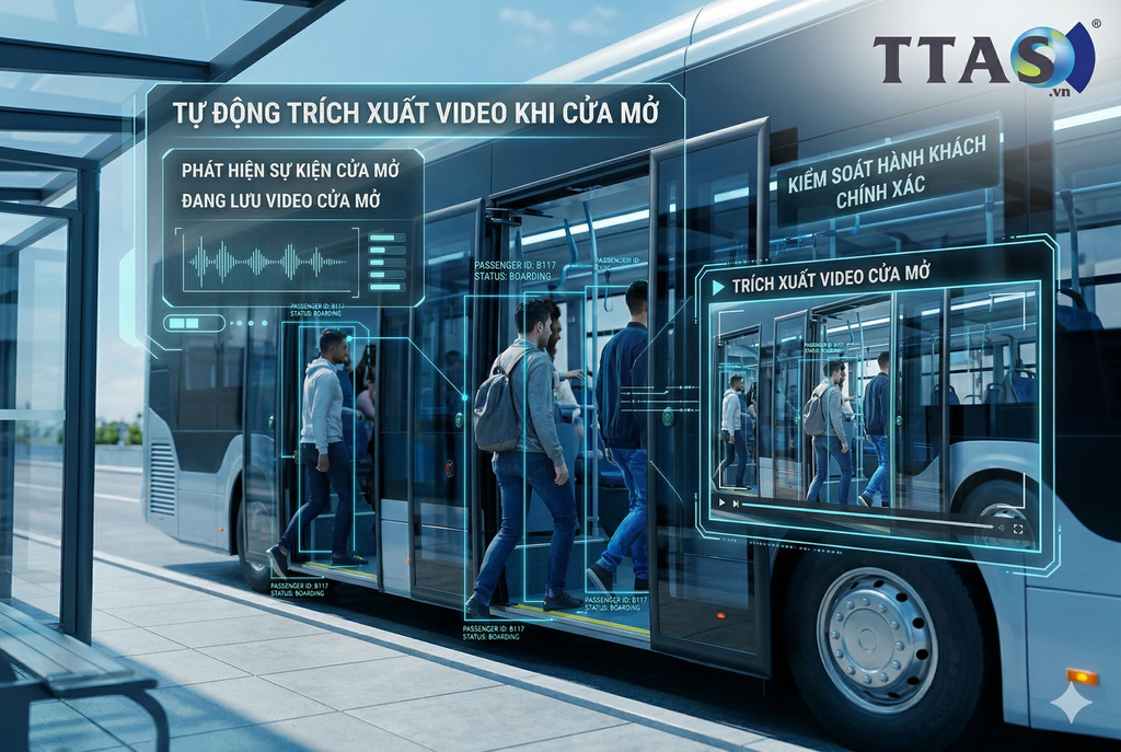 trích xuất video cửa mở xe khách