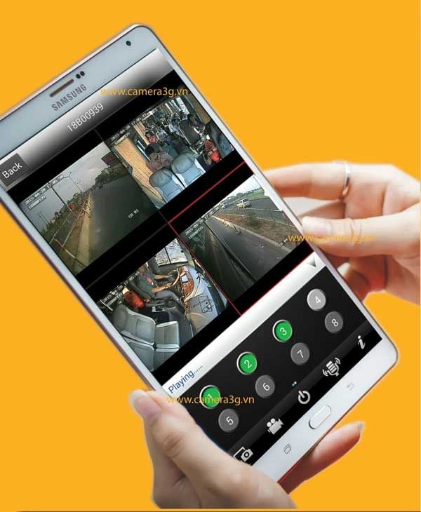 Camera hành trình 3G theo dõi trực tuyến cho xe