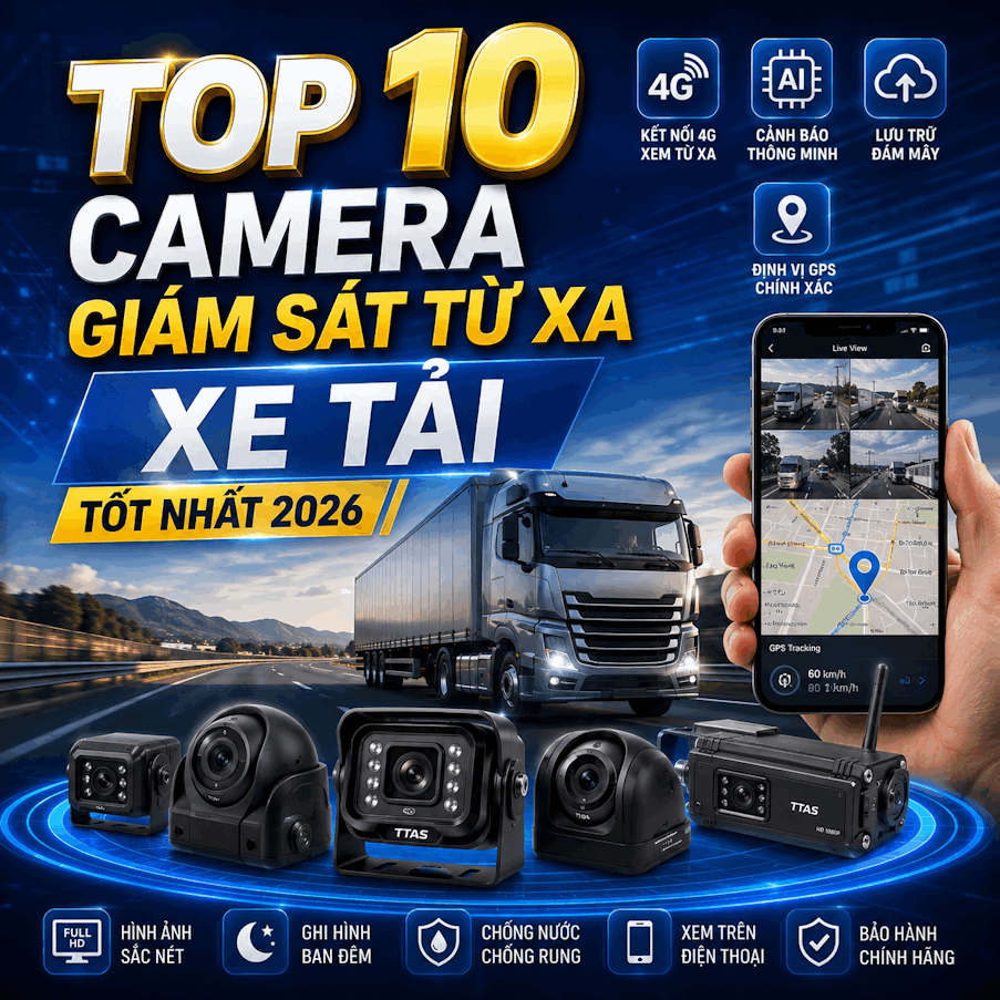 Top 10 camera giám sát từ xa xe tải tốt nhất 2026&nbsp;
