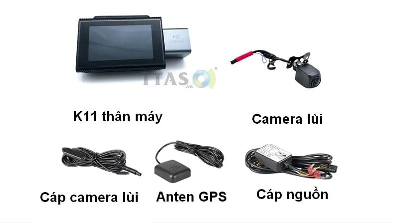 Android Camera Hành Trình Phisung K11 Có Cam Lùi