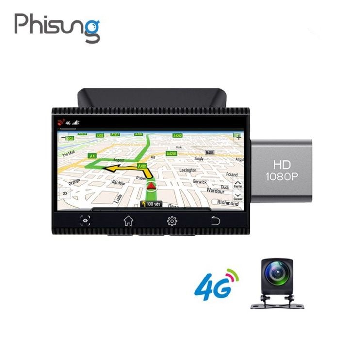 Android Camera Hành Trình Phisung K11 Có Cam Lùi