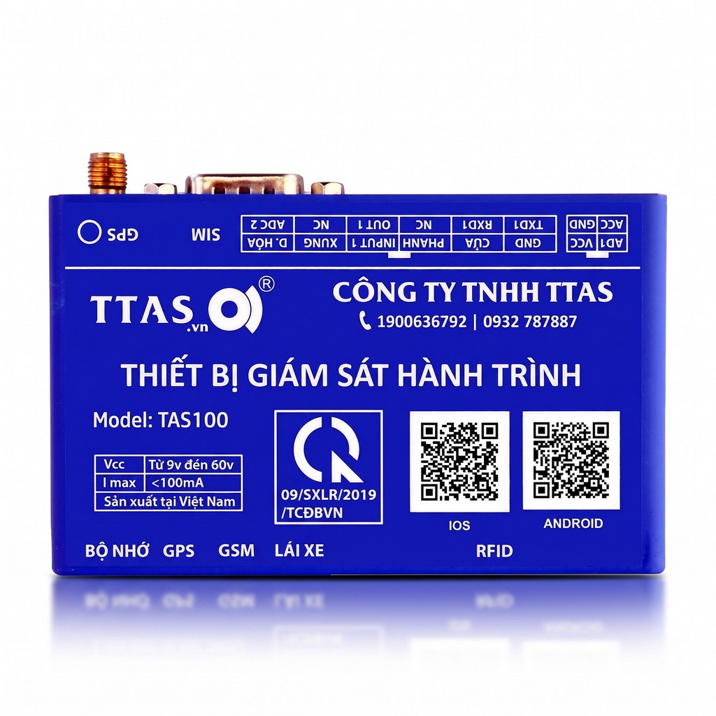 TAS100 THIẾT BỊ GIÁM SÁT HÀNH TRÌNH HỢP CHUẨN QC31-2014
