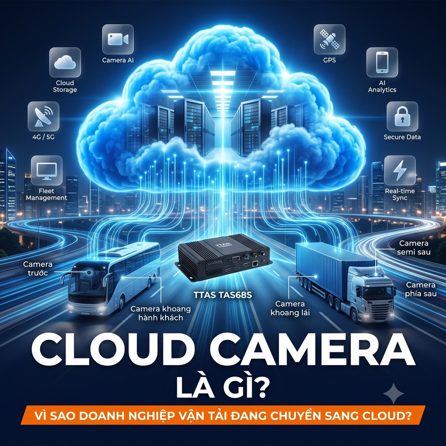 Cloud Camera Là Gì? Vì Sao Doanh Nghiệp Vận Tải Đang Chuyển Sang Cloud?
