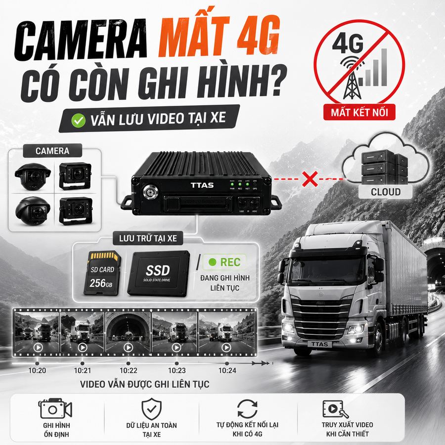 Camera Mất 4G Có Tiếp Tục Ghi Hình Không?
