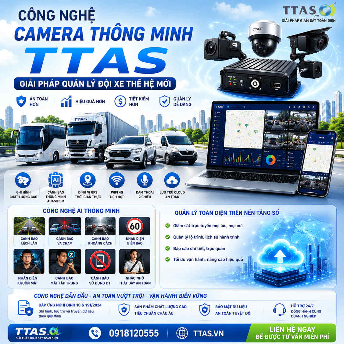 Công nghệ camera thông minh TTAS – Giải pháp giám sát xe toàn diện