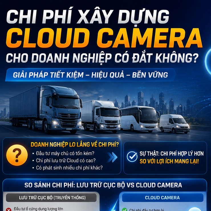 Chi Phí Cloud Camera Cho Doanh Nghiệp Vận Tải