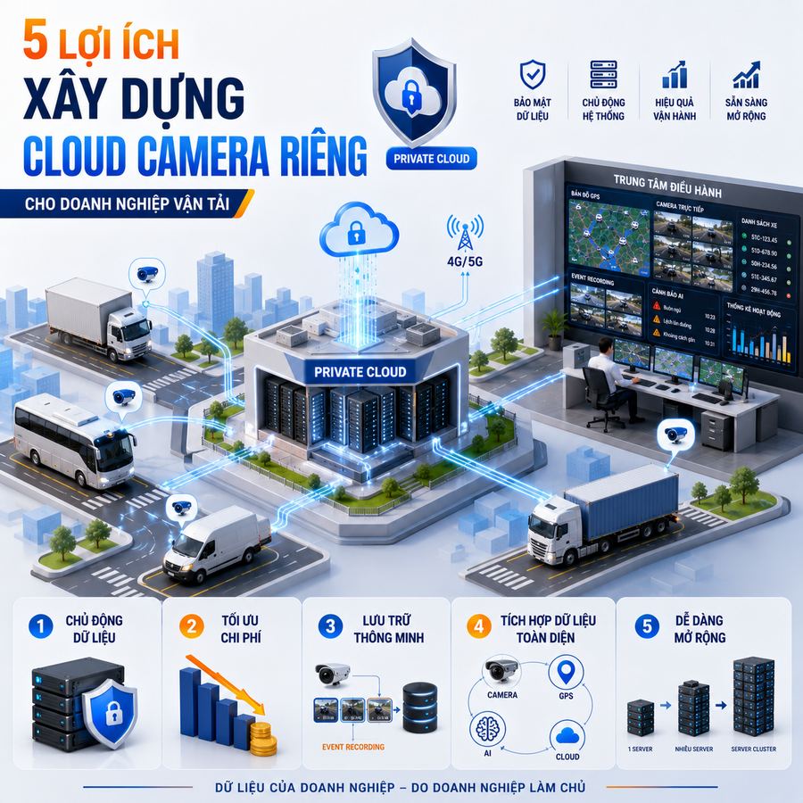 5 Lợi Ích Khi Doanh Nghiệp Tự Xây Dựng Cloud Camera Riêng