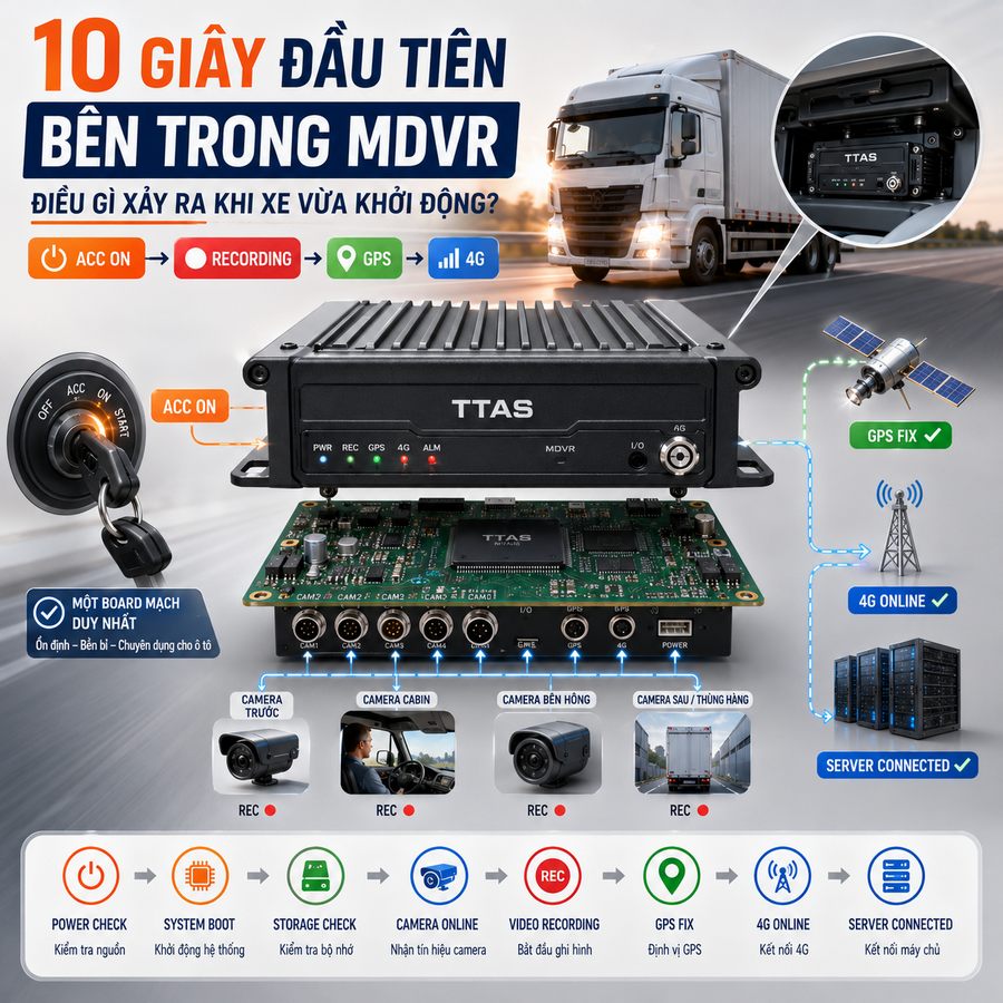 Điều Gì Xảy Ra Bên Trong Đầu Ghi Khi Xe Vừa Khởi Động?