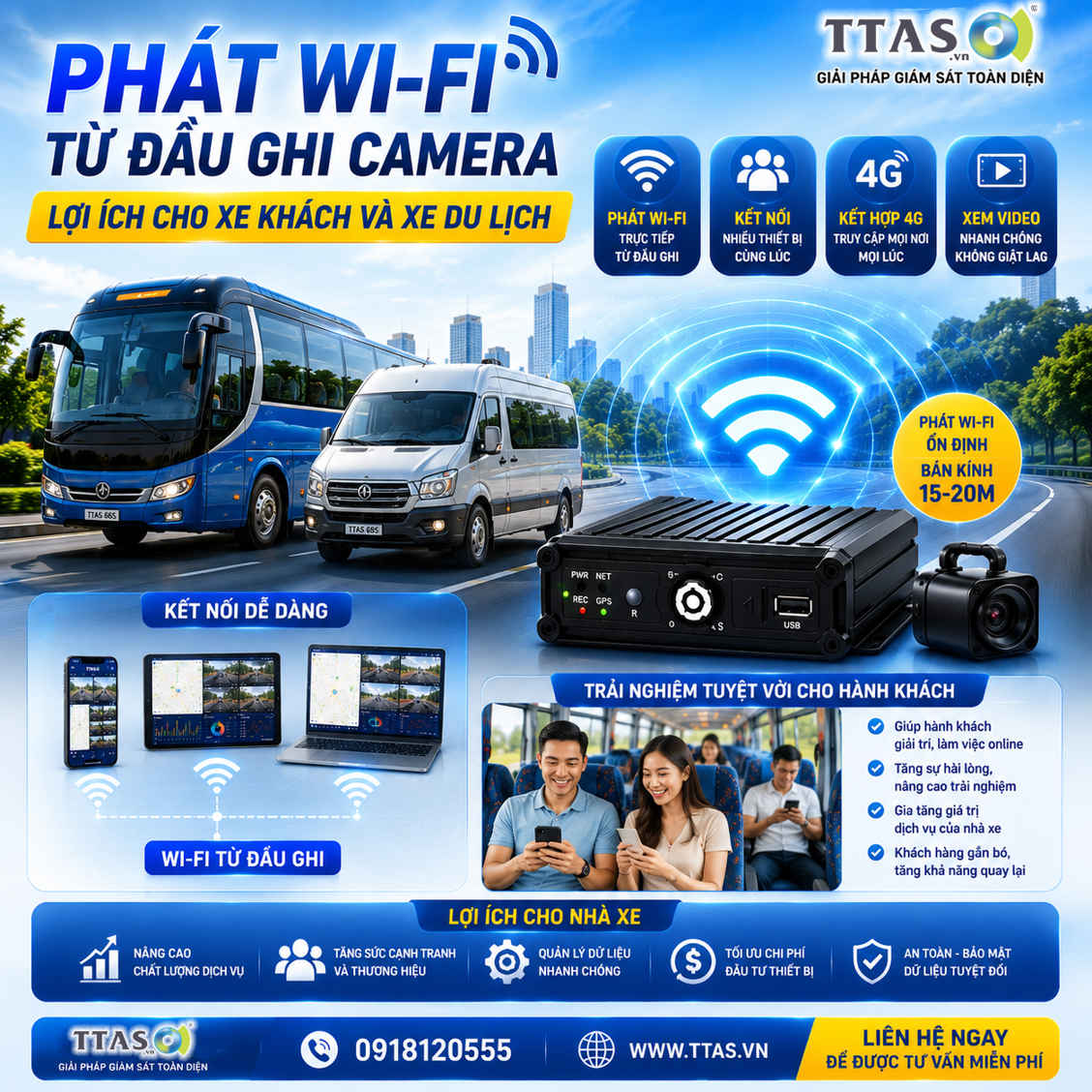 Vì sao ngày càng nhiều nhà xe bỏ bộ phát Wi-Fi riêng trên xe?