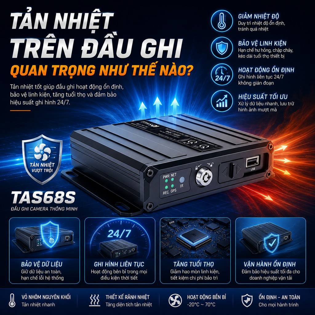 Tản nhiệt trên đầu ghi quan trọng như thế nào?