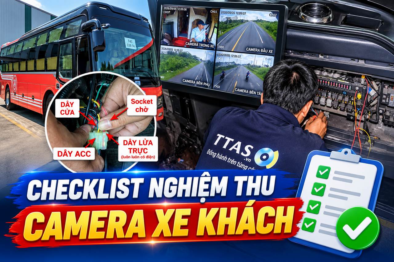Lắp Camera Xe Khách Xong Cần Kiểm Tra Những Gì? Checklist Nghiệm Thu 12 Hạng Mục