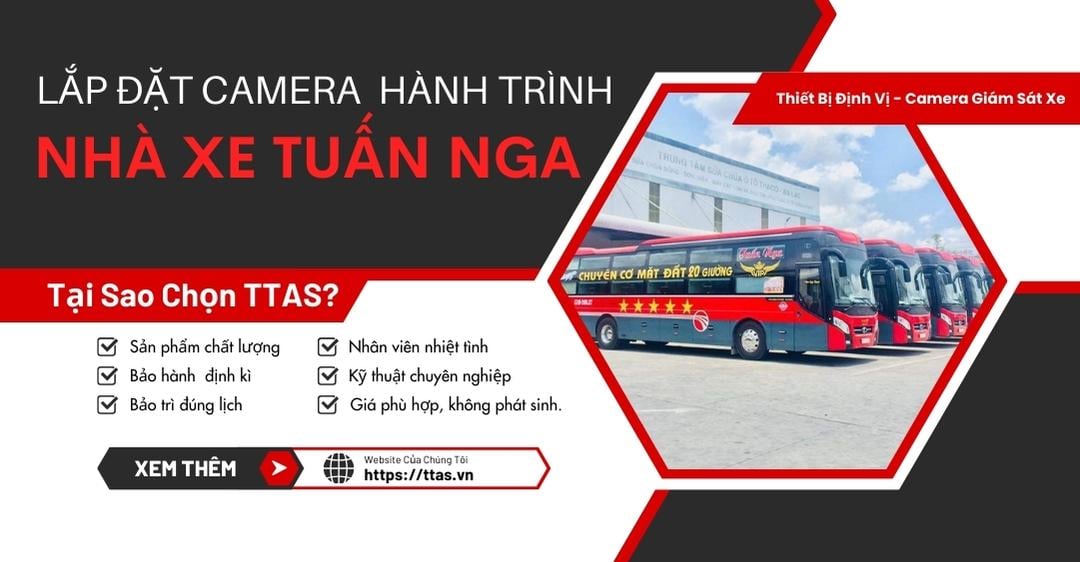 Lắp đặt hệ thống camera giám sát hành trình cho Nhà Xe Tuấn Nga