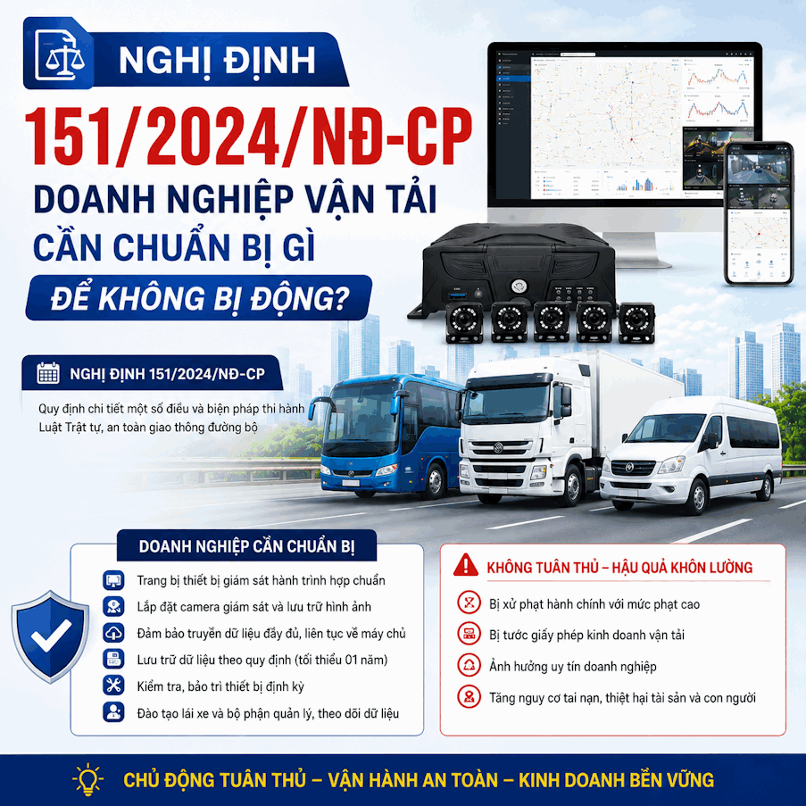 Nghị định 151/2024: Doanh Nghiệp Vận Tải Cần Chuẩn Bị Gì Để Không Bị Động