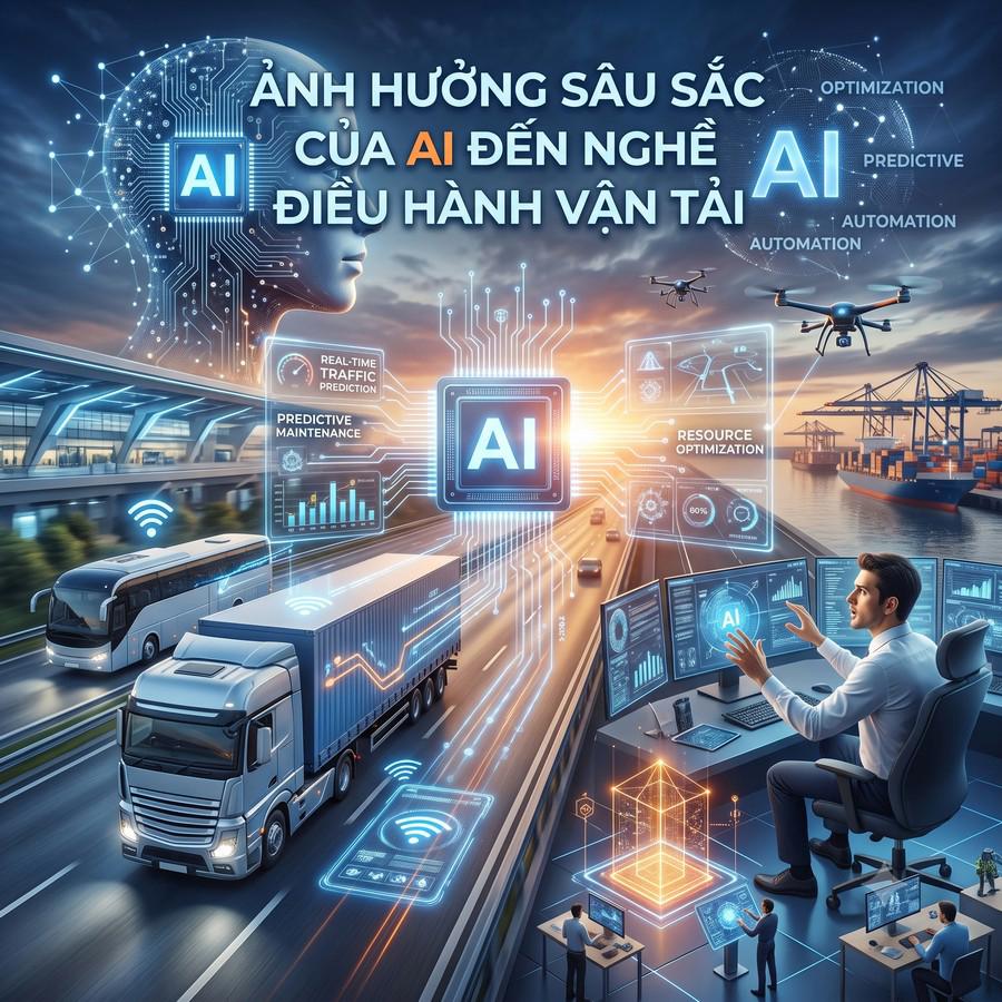 Ảnh Hưởng Sâu Sắc của AI Đến Nghề Điều Hành Vận Tải