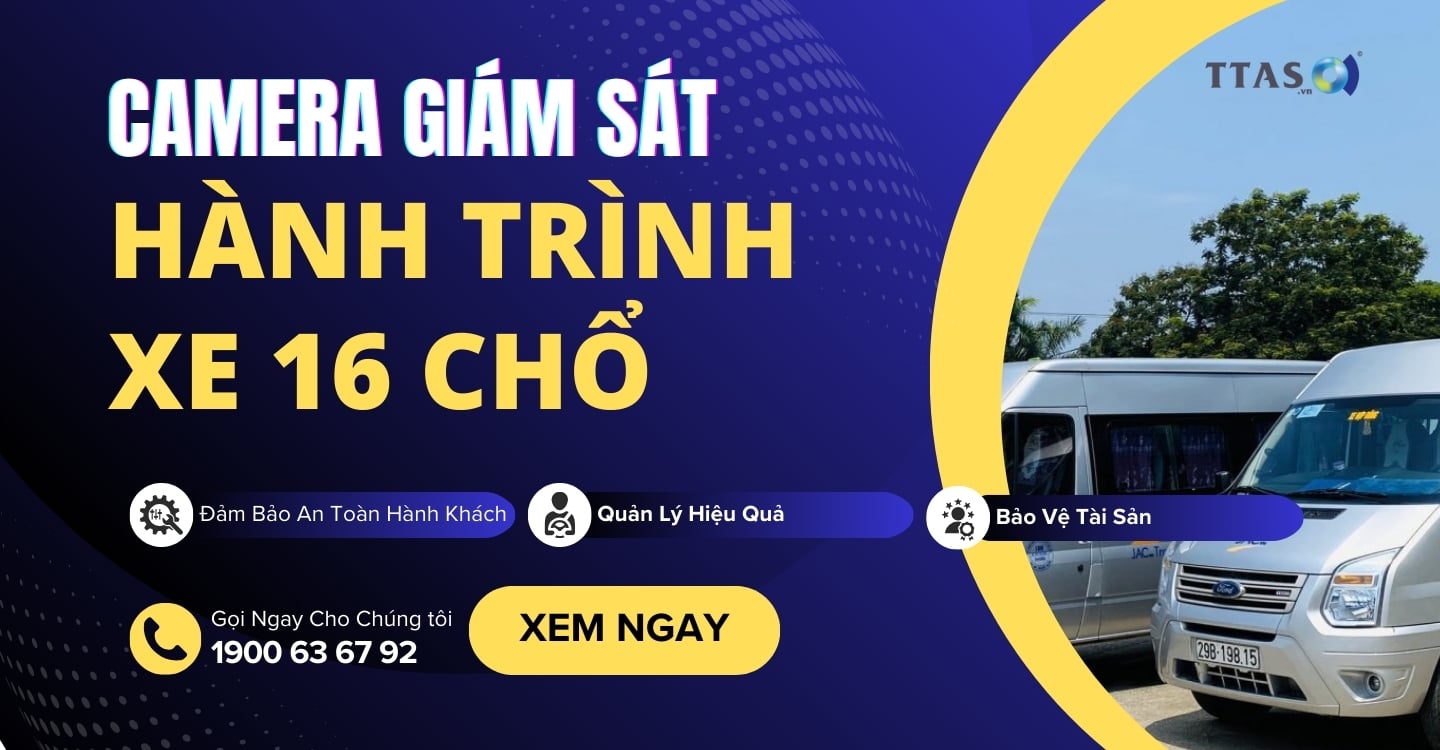 Camera Giám Sát Hành Trình Xe 16 Chổ