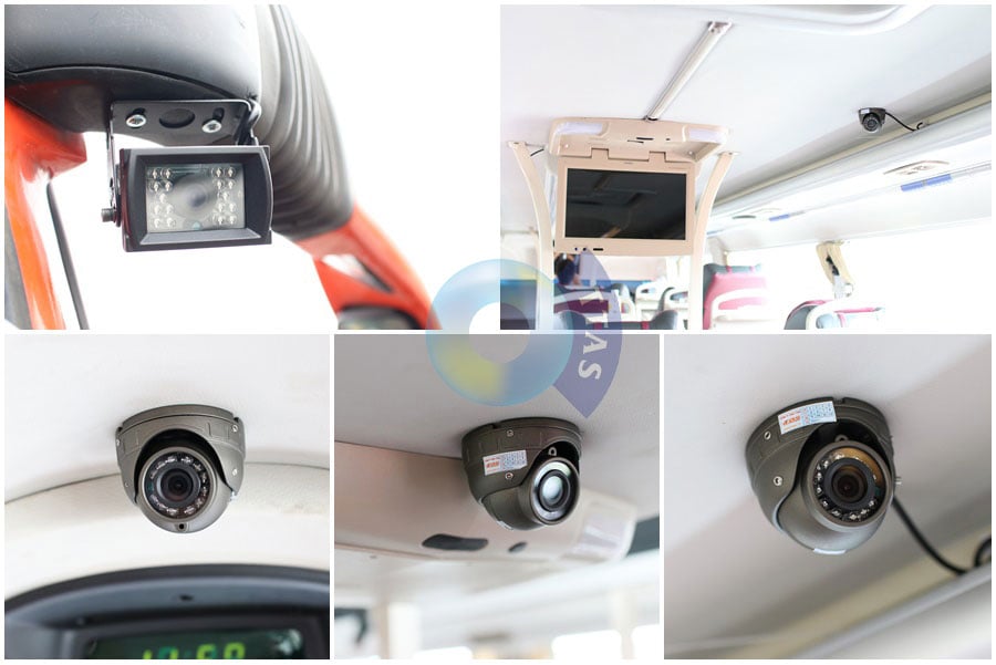 Camera xe khách giường nằm giúp giám sát xe trực tuyến qua sim 3G, 4G