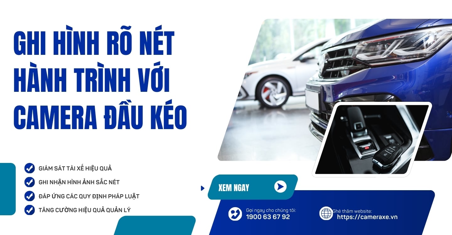 Ghi Hình Rõ Nét Hành Trình Với Camera Đầu Kéo