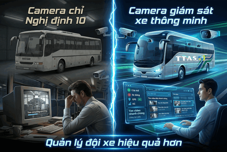 Nên chọn camera giám sát xe thông minh hay chỉ camera Nghị định 10?