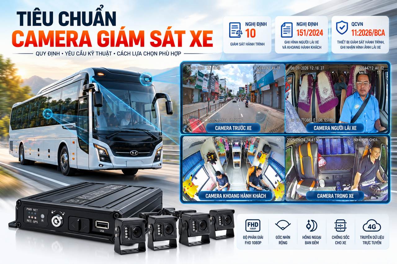 Tiêu Chuẩn Camera Giám Sát Xe